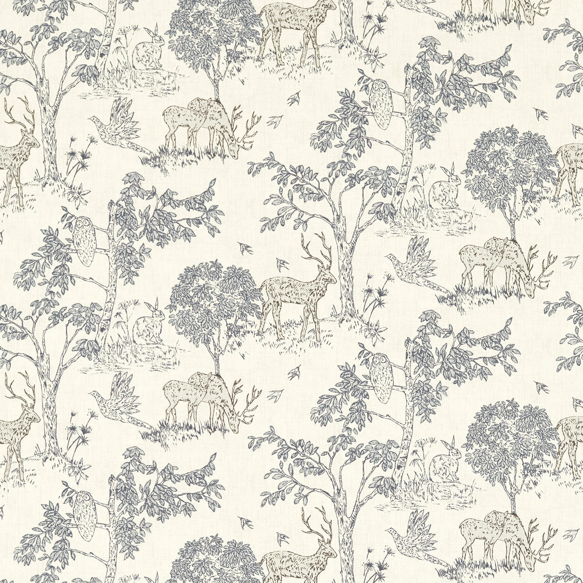 Clarke & Clarke Rivington Fabric Ink