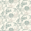 Clarke & Clarke Rivington Fabric Teal