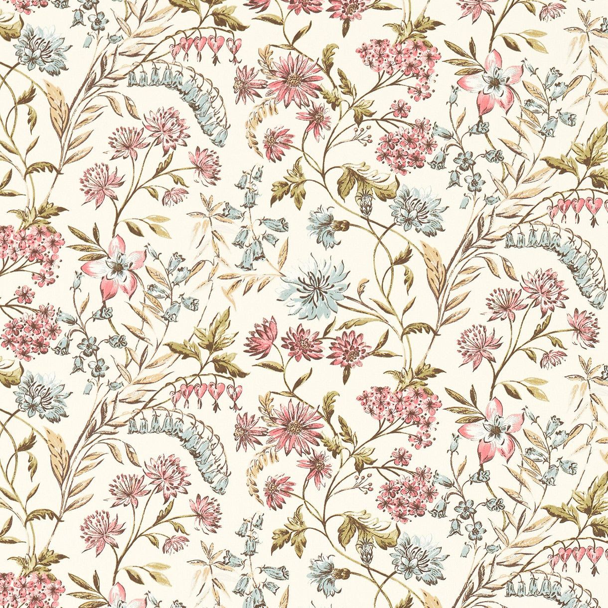 Clarke & Clarke Whinfell Fabric Blush