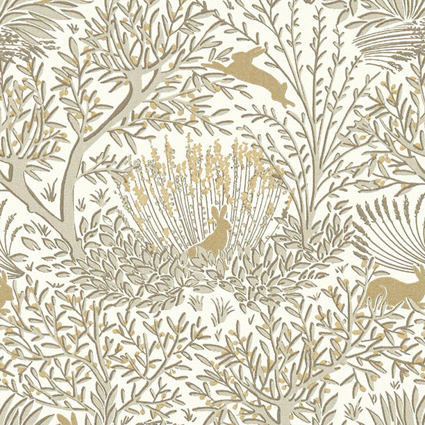 Clarke & Clarke Wilderwood Fabric Natural