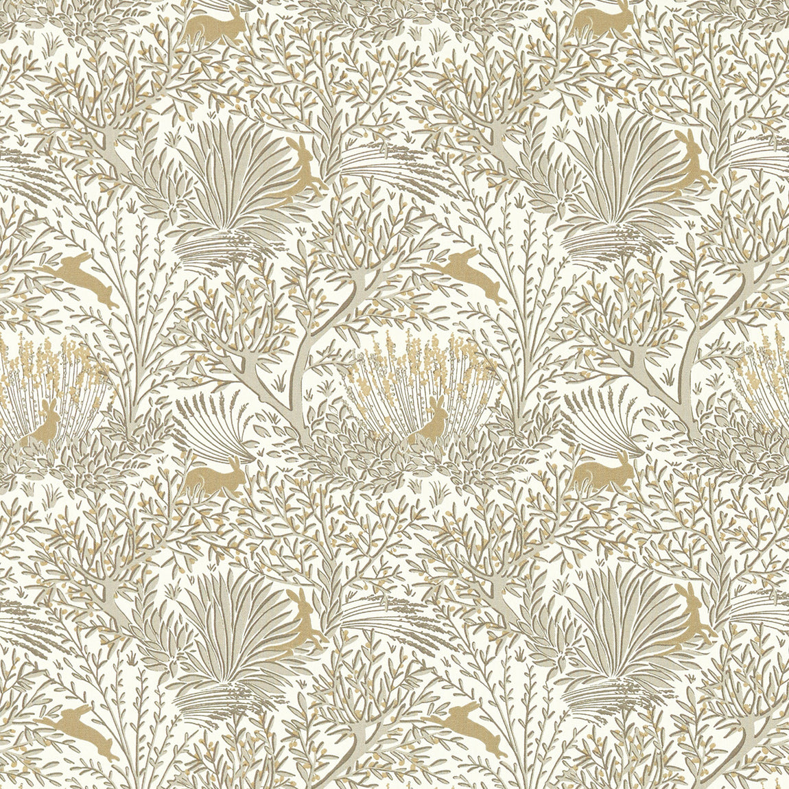 Clarke & Clarke Wilderwood Fabric Natural
