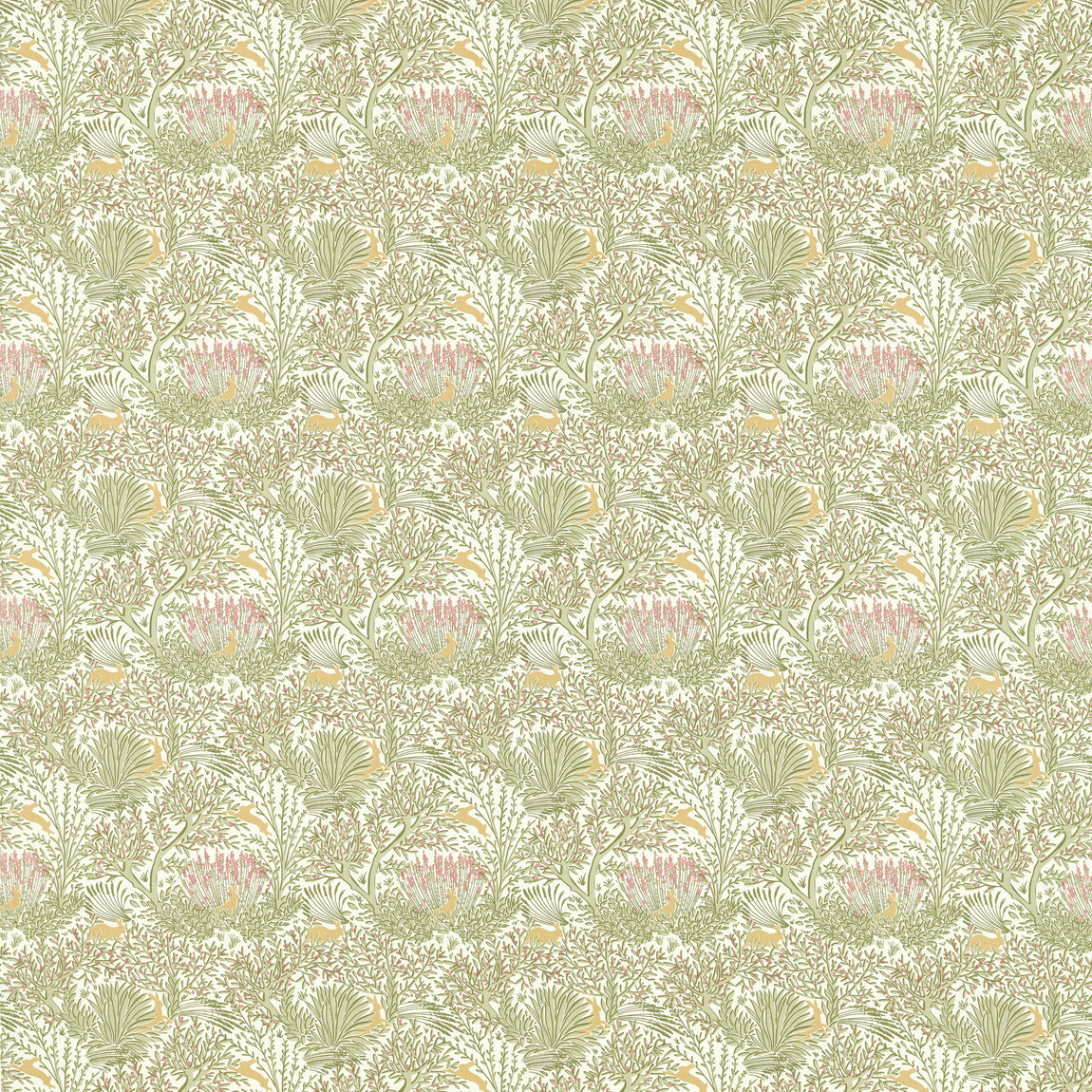 Clarke & Clarke Wilderwood Fabric Summer