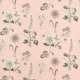 Clarke & Clarke Roseraie Fabric Blush