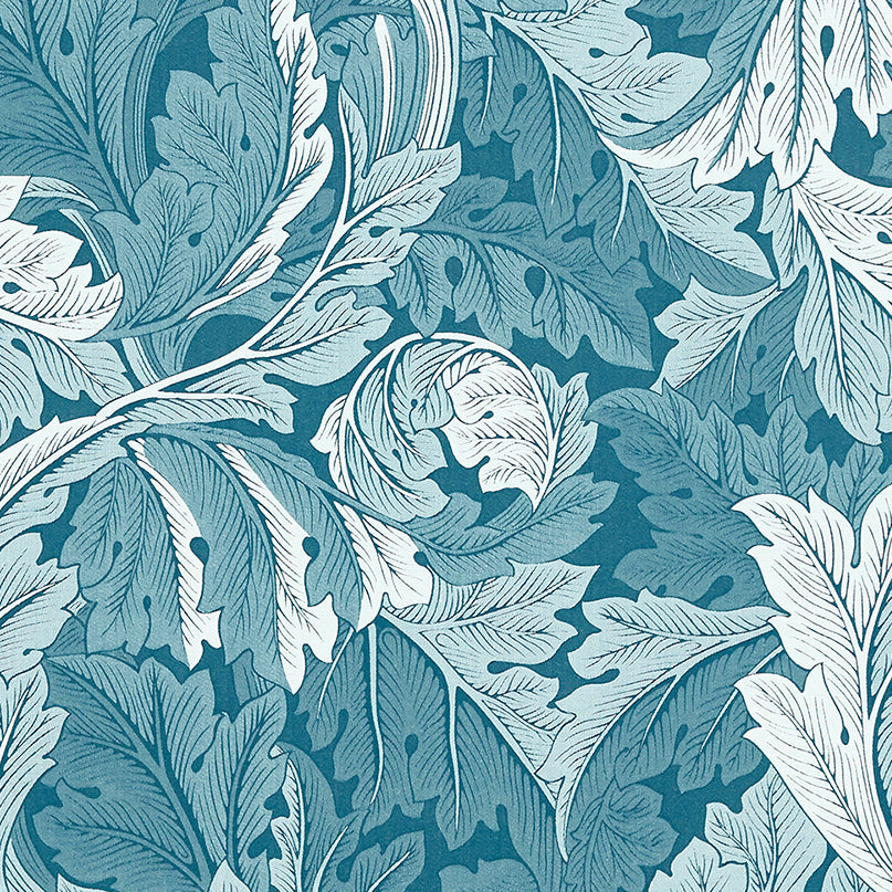 William Morris Acanthus Jacquard Fabric Denim