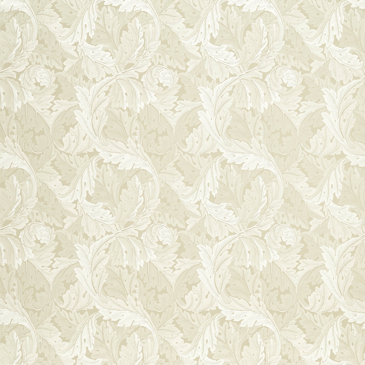 William Morris Acanthus Jacquard Fabric Linen