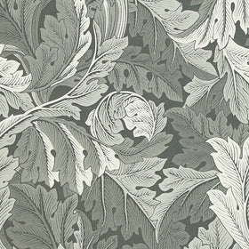 William Morris Acanthus Jacquard Fabric Slate