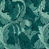 William Morris Acanthus Jacquard Fabric Teal