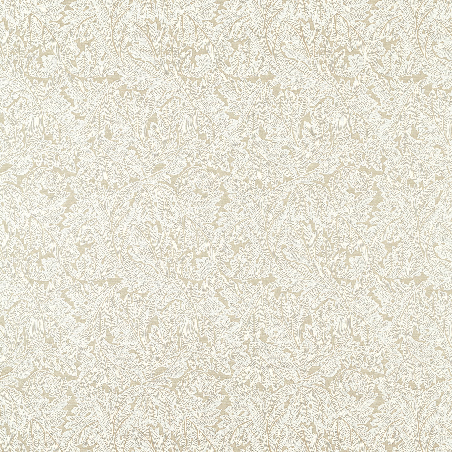 William Morris Acanthus Weave Fabric Ivory