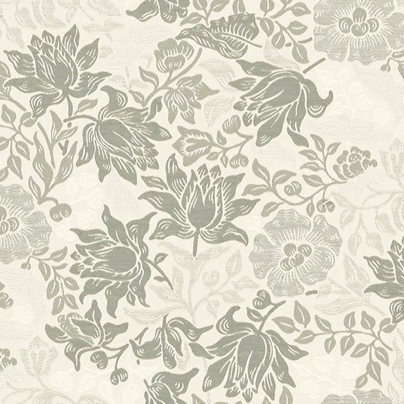 William Morris Mallow Jacquard Fabric Dove Slate