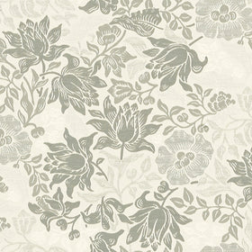 William Morris Mallow Jacquard Fabric Dove Slate