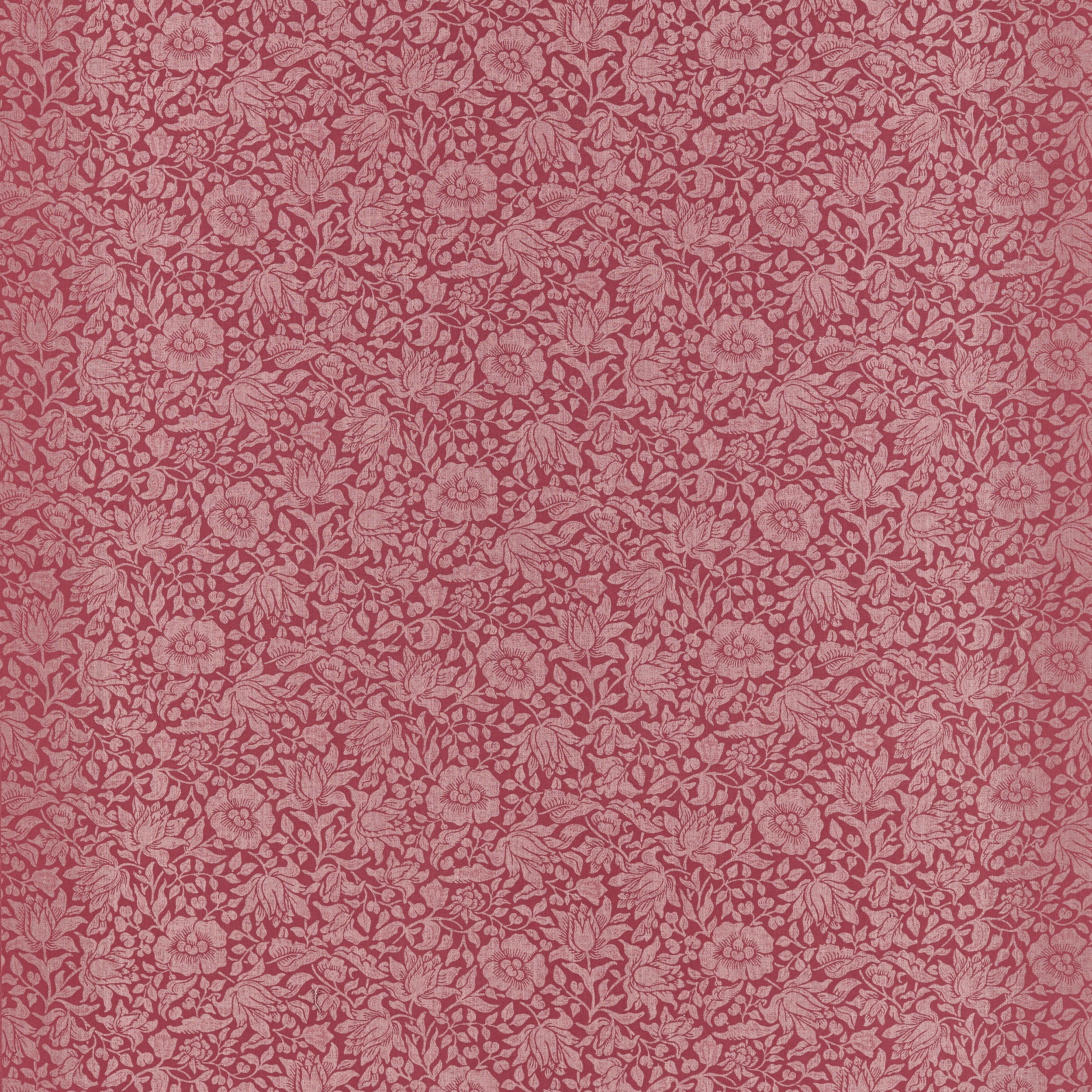 Mallow Cloth William Morris Mallow Weave Fabric Plum | Terrys