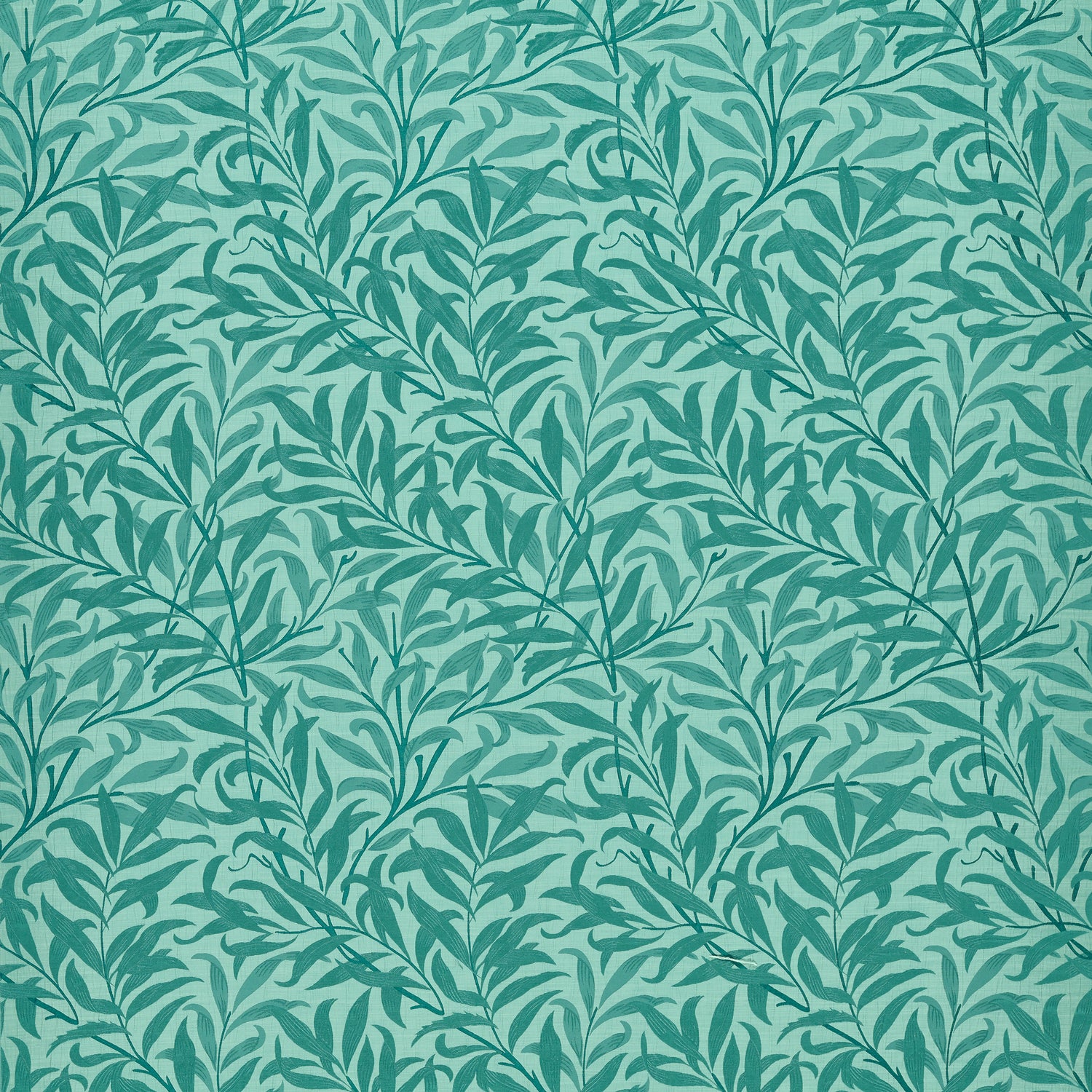 William Morris Willow Boughs Jacquard Fabric Teal