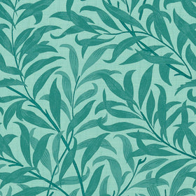 William Morris Willow Boughs Jacquard Fabric Teal