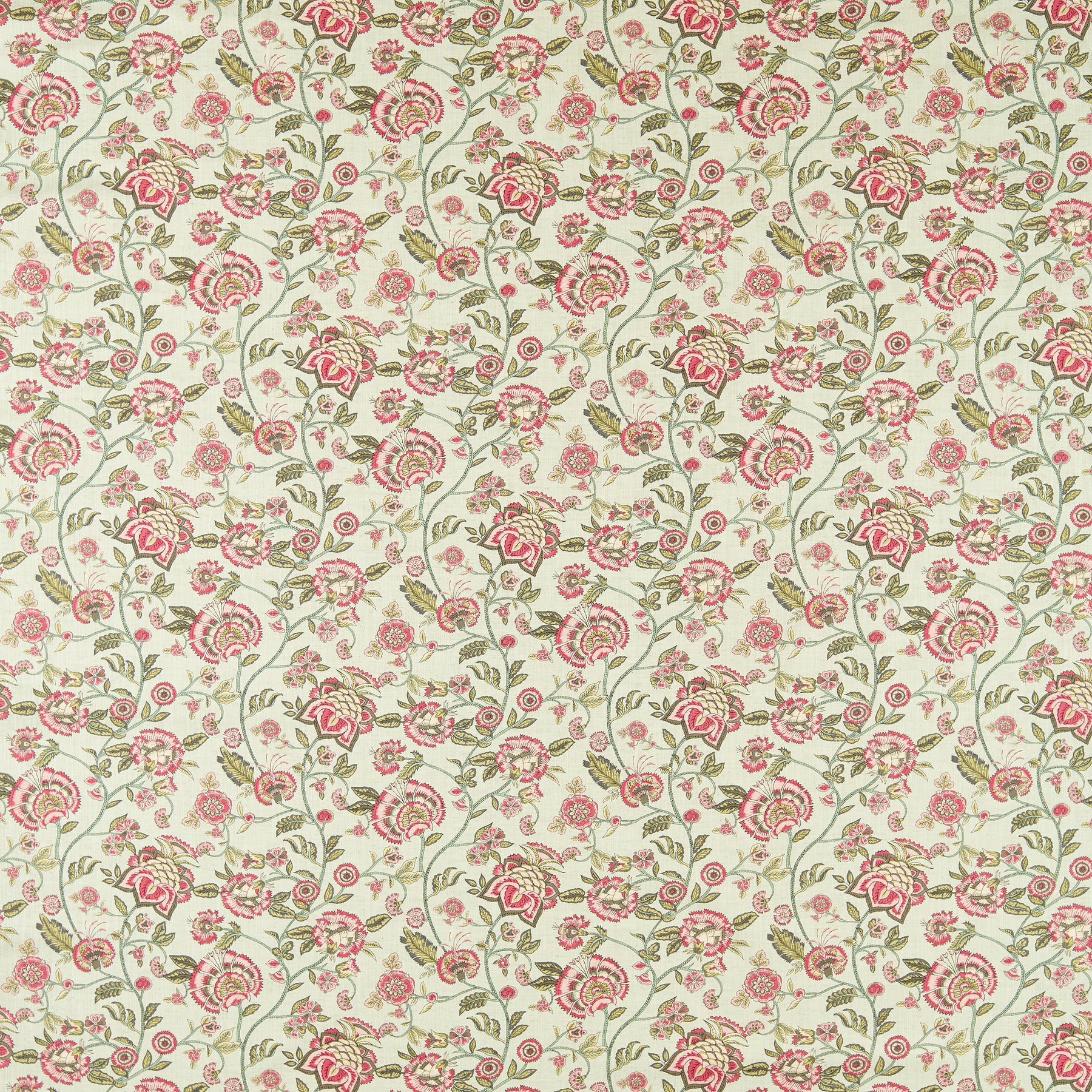 Clarke & Clarke Barmeri Fabric Sage Blush