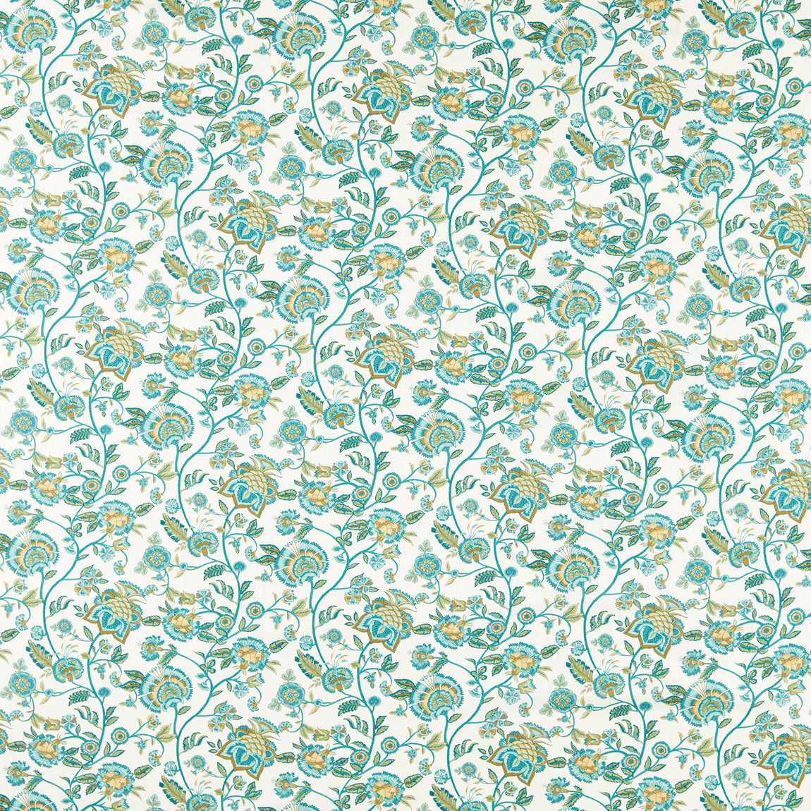 Clarke & Clarke Barmeri Fabric Teal