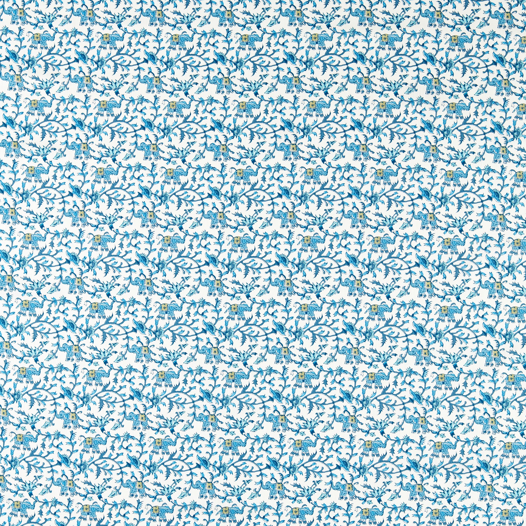 Clarke & Clarke Hathi Fabric Cobalt