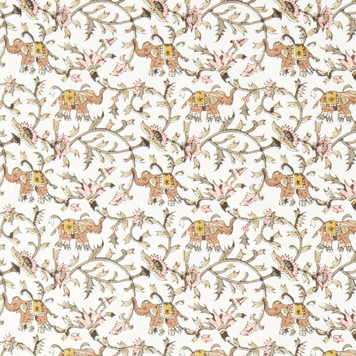 Clarke & Clarke Hathi Fabric Natural