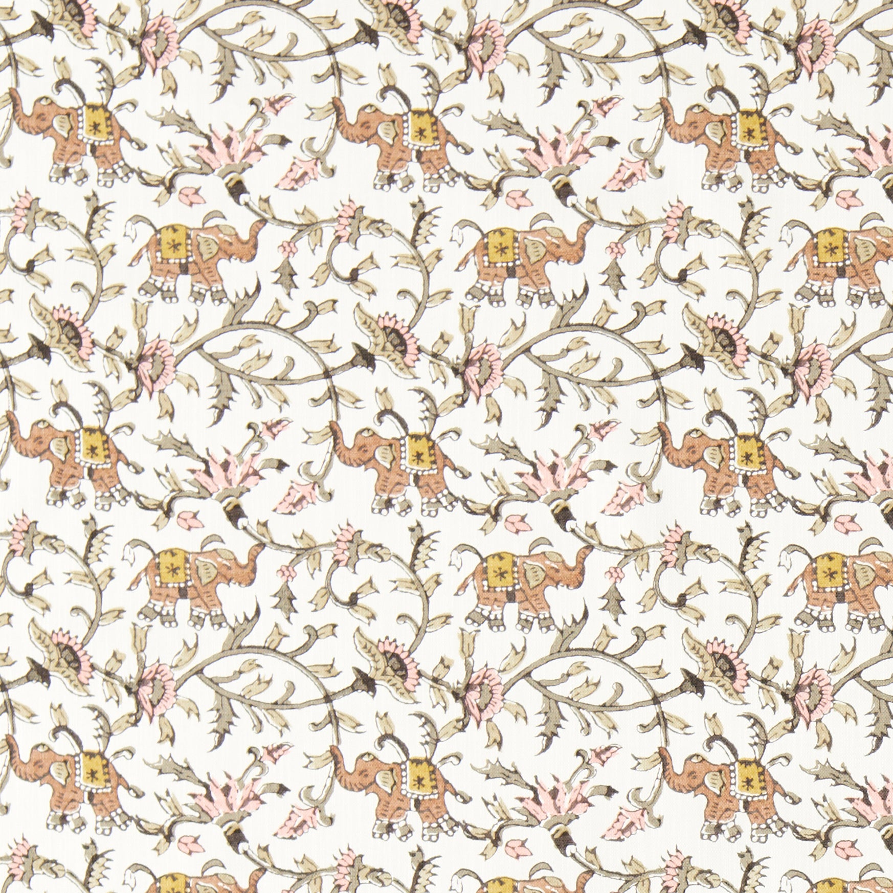 Clarke & Clarke Hathi Fabric Natural