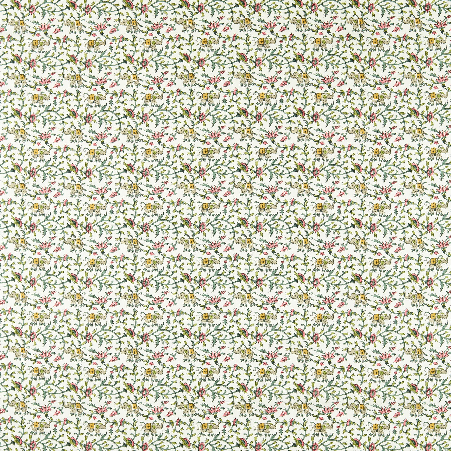 Clarke & Clarke Hathi Fabric Sage Blush
