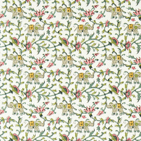 Clarke & Clarke Hathi Fabric Sage Blush