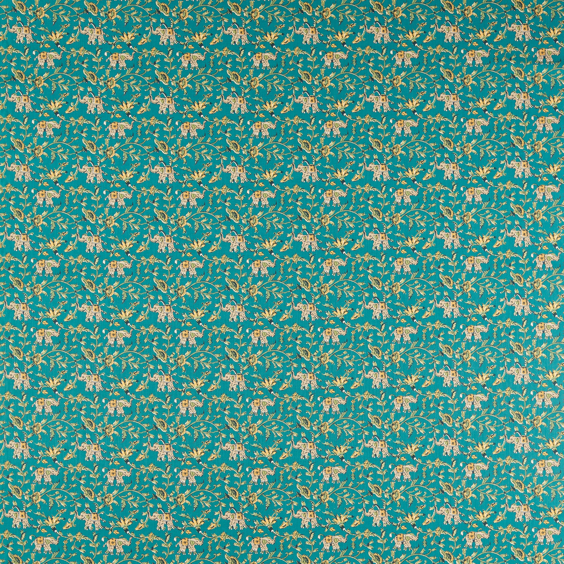 Clarke & Clarke Hathi Fabric Teal