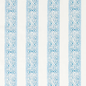 Clarke & Clarke Kalamkari Fabric Cobalt