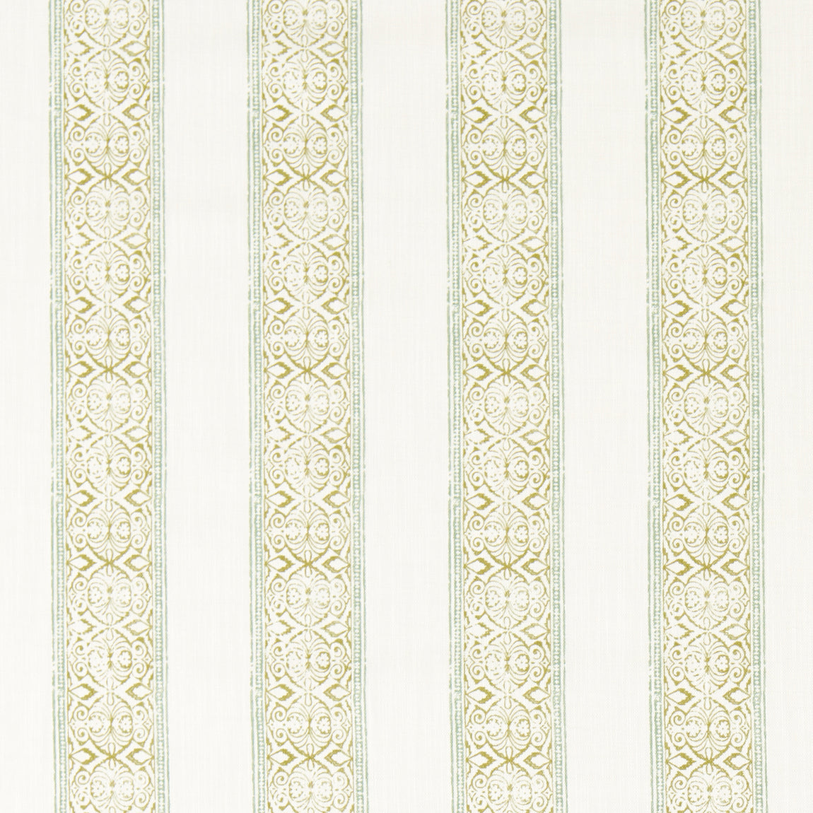 Clarke & Clarke Kalamkari Fabric Sage
