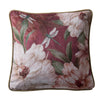 Appletree Fiorella Velvet Filled Cushion 43cm x 43cm Wine