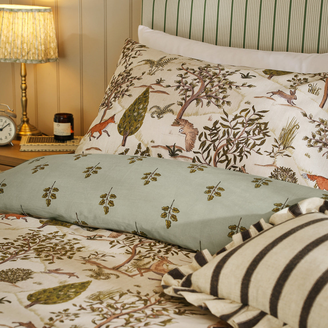 Wylder Fable Duvet Cover Bedding Set Willow Green