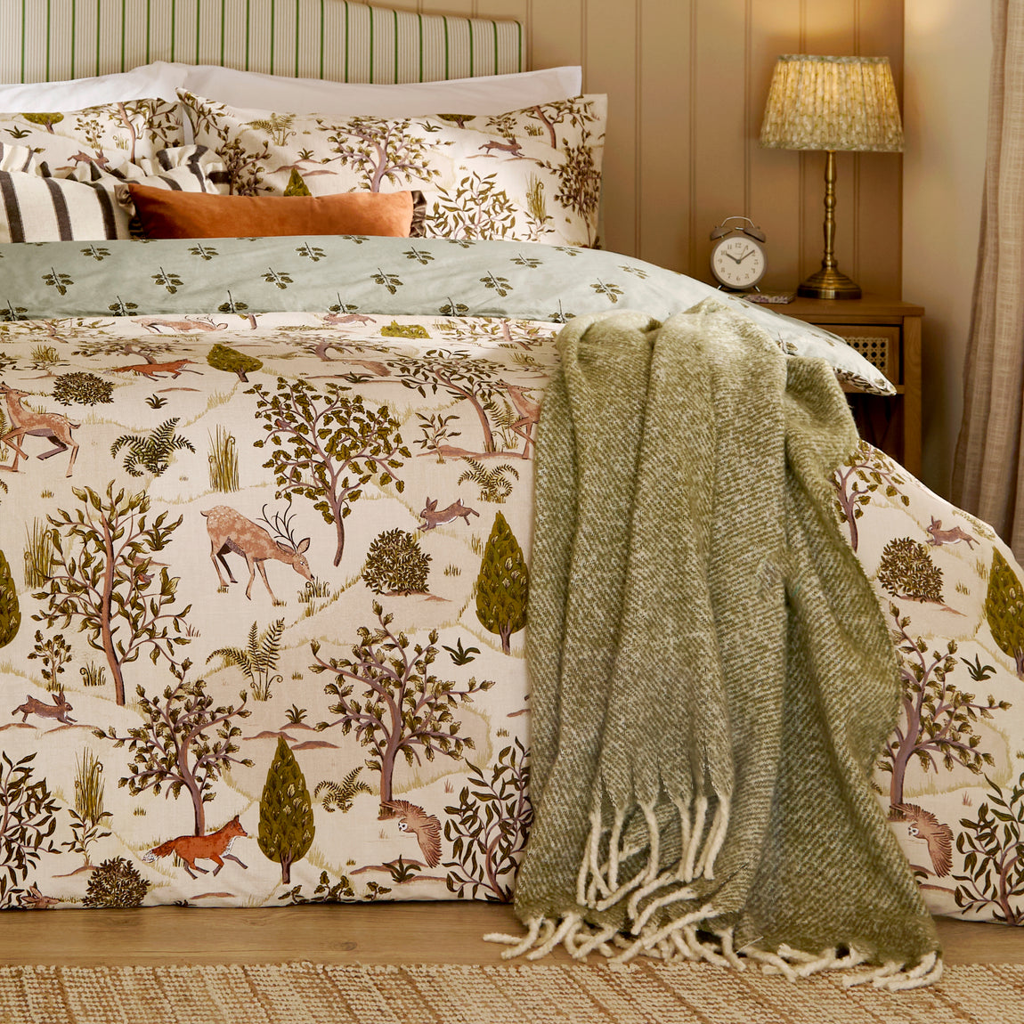 Wylder Fable Duvet Cover Bedding Set Willow Green