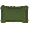 Feeoni Home Sweet Home Embroidered Cotton Filled Cushion 30cm x 50cm Willow Green