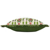 Feeoni Home Sweet Home Embroidered Cotton Filled Cushion 30cm x 50cm Willow Green