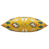 Folk Flora Floral Outdoor Filled Cushion 43cm x 43cm Ochre