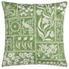 Forage Garden Floral Outdoor Filled Cushion 43cm x 43cm Sage
