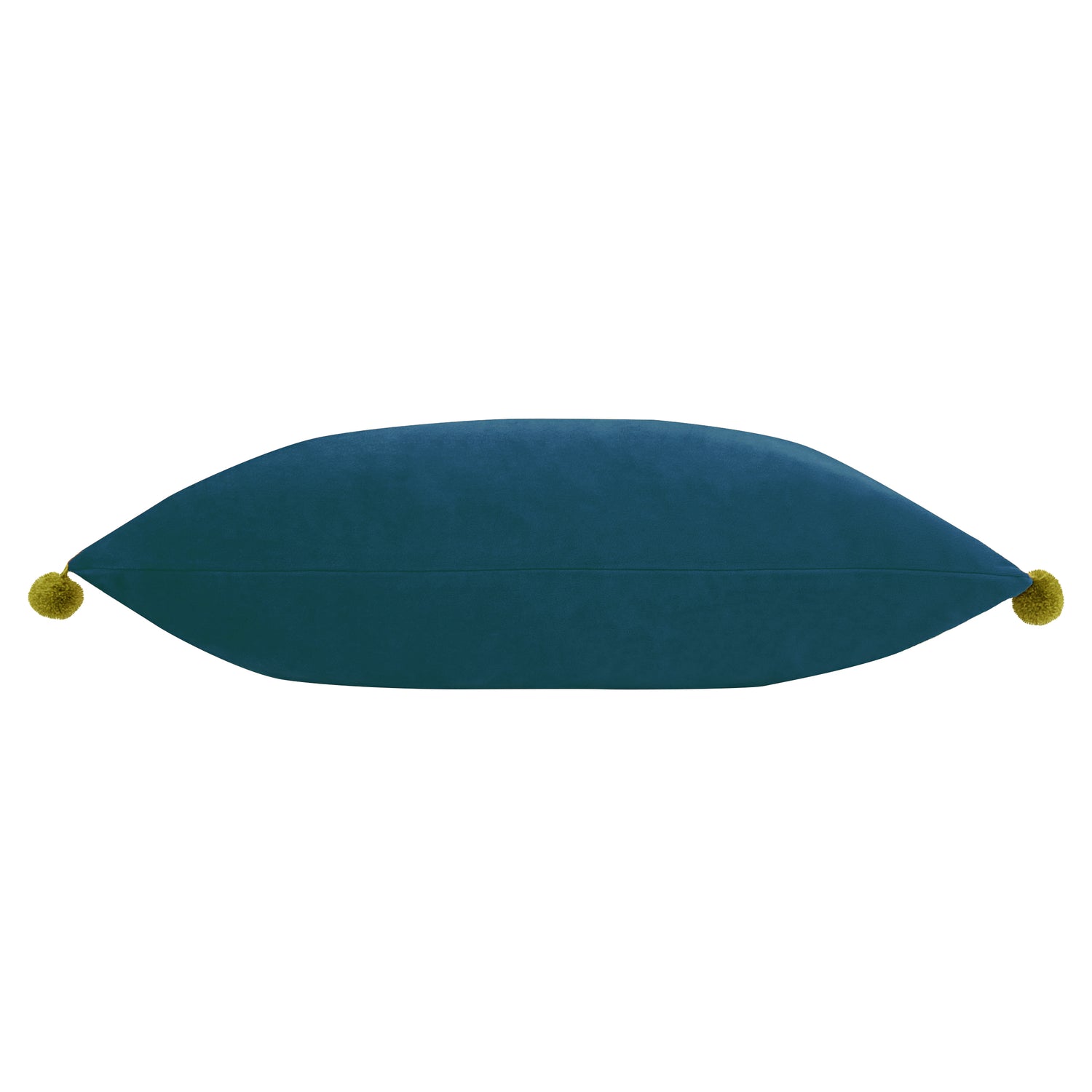 Paoletti Fiesta Velvet Filled Cushion 35cm x 50cm Indigo Olive