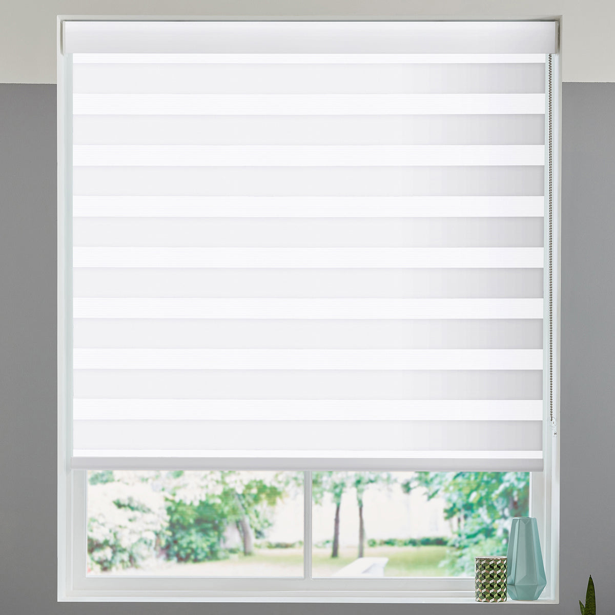 Carlisle Made to Measure Day Night Blind White