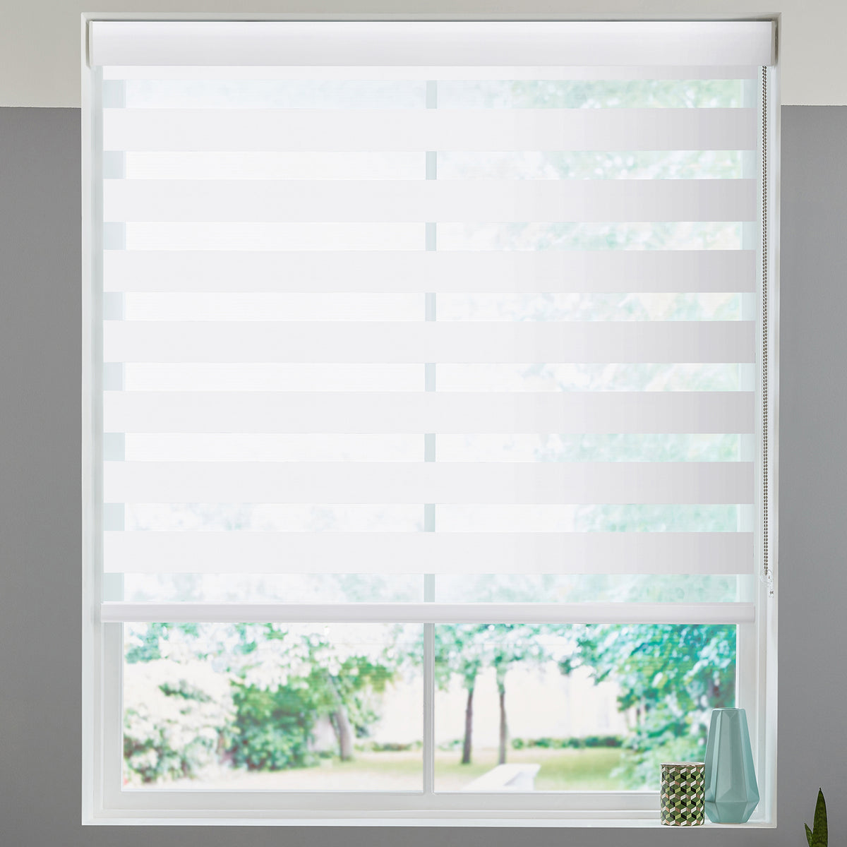 Carlisle Made to Measure Day Night Blind White