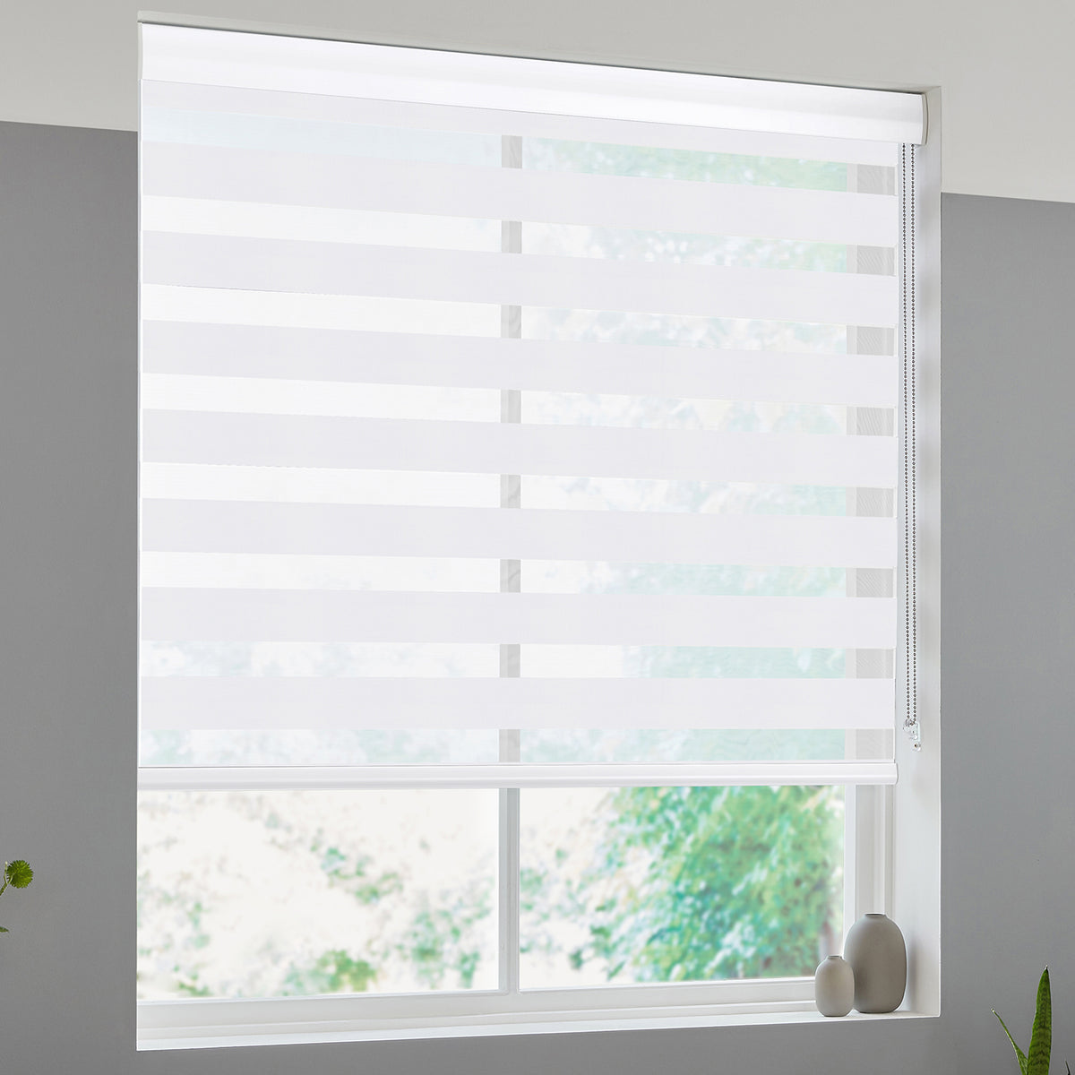 Carlisle Made to Measure Day Night Blind White