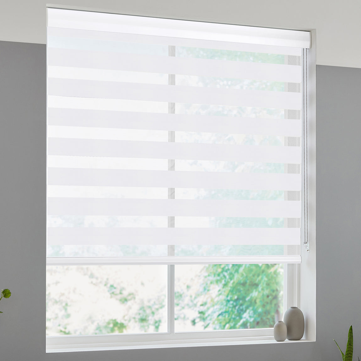 Carlisle Made to Measure Day Night Blind White