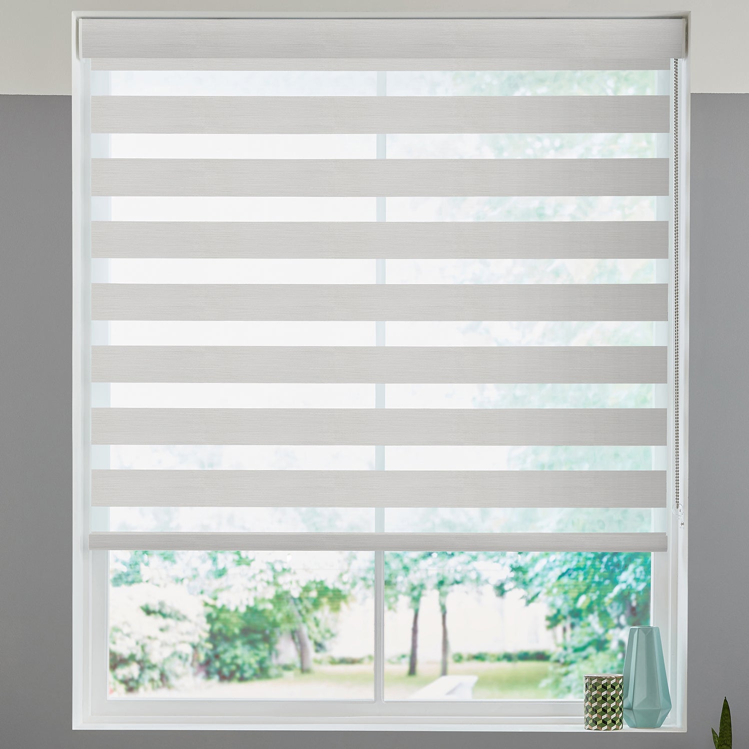 Venus Made to Measure Day Night Blind Silver
