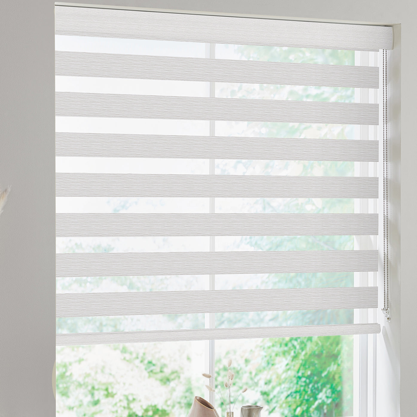 Krisanne Made to Measure Day Night Blind Silver