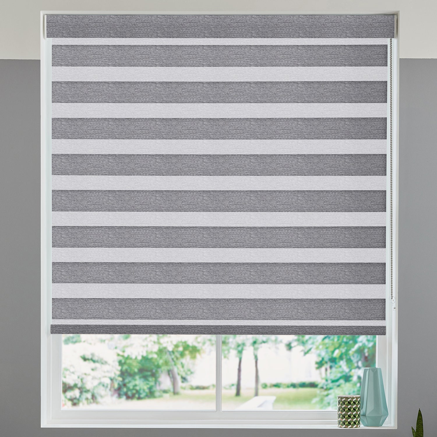 Krisanne Made to Measure Day Night Blind Steel