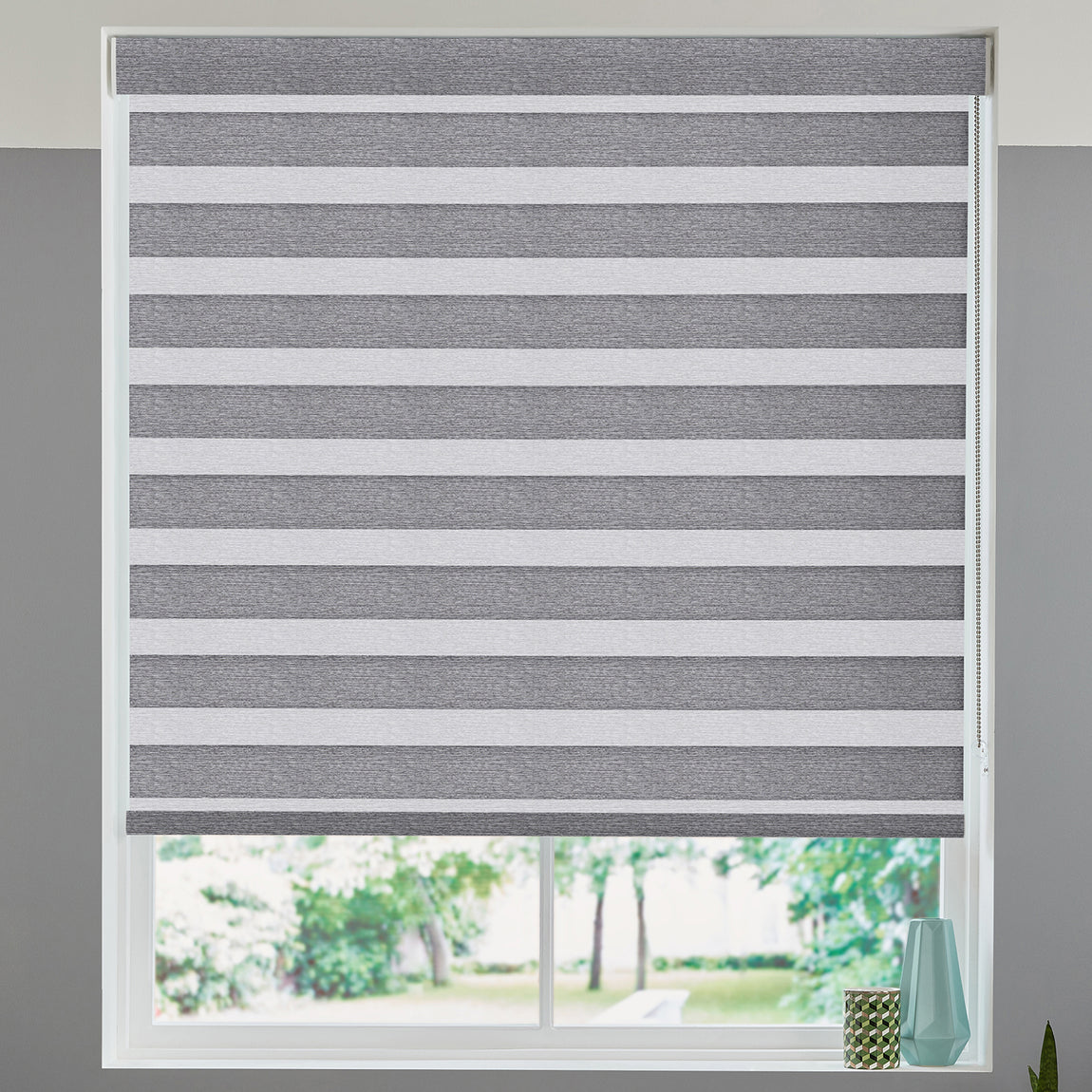 Krisanne Made to Measure Day Night Blind Steel