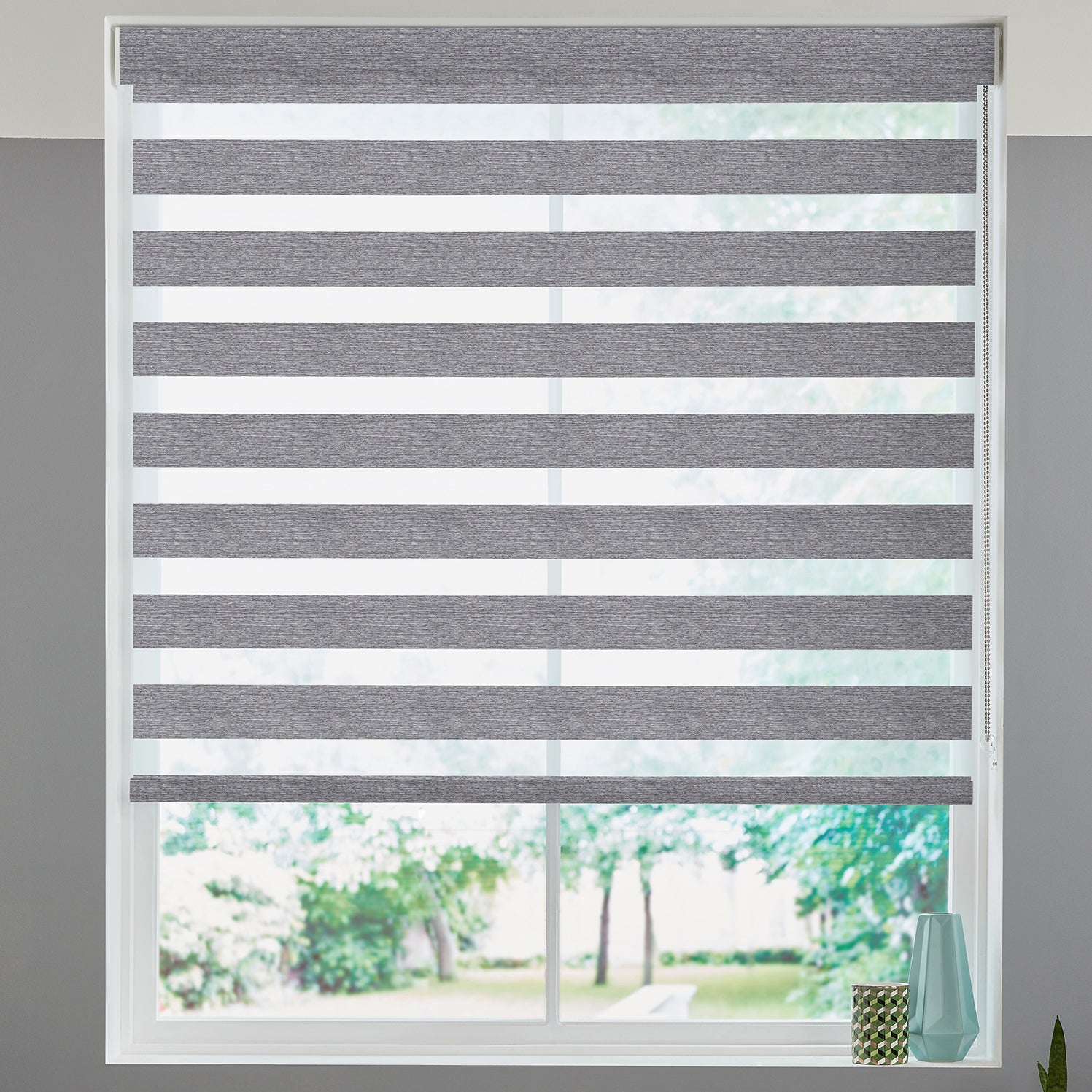 Krisanne Made to Measure Day Night Blind Steel