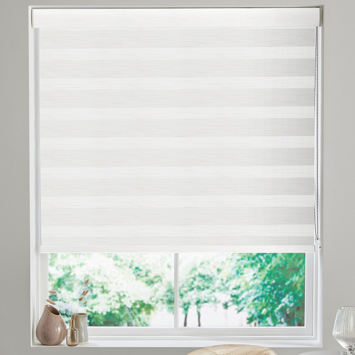 Malina Made to Measure Day Night Blind White