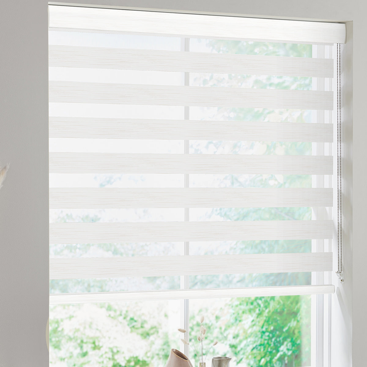 Malina Made to Measure Day Night Blind White