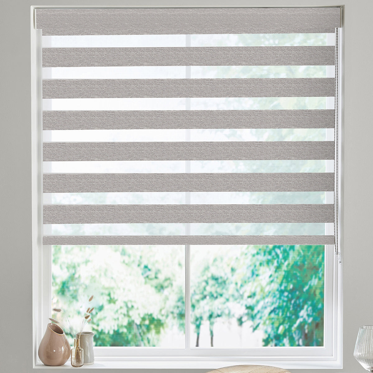 Malina Made to Measure Day Night Blind Fog