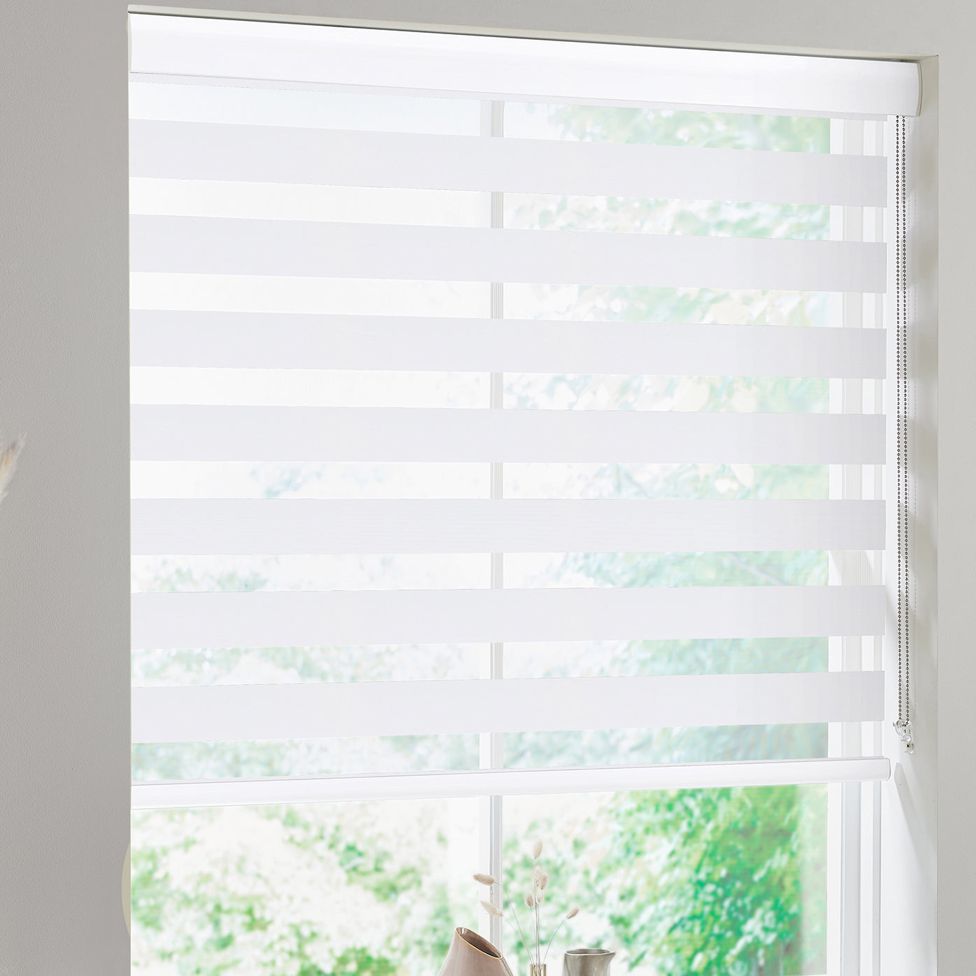 Samaria Made to Measure Day Night Blind White