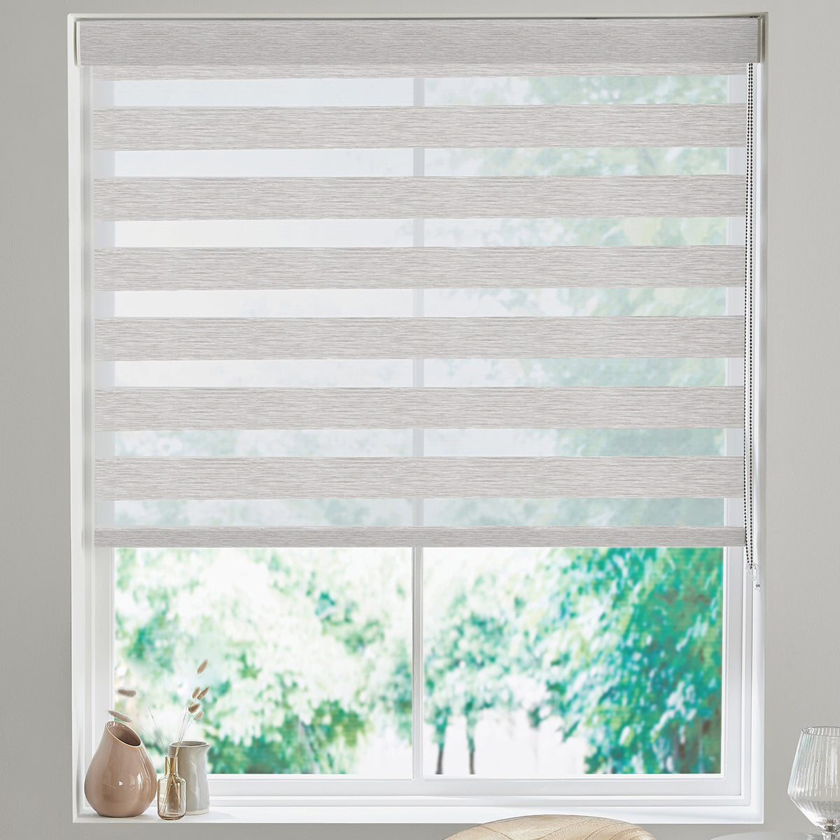 Samaria Made to Measure Day Night Blind Slate