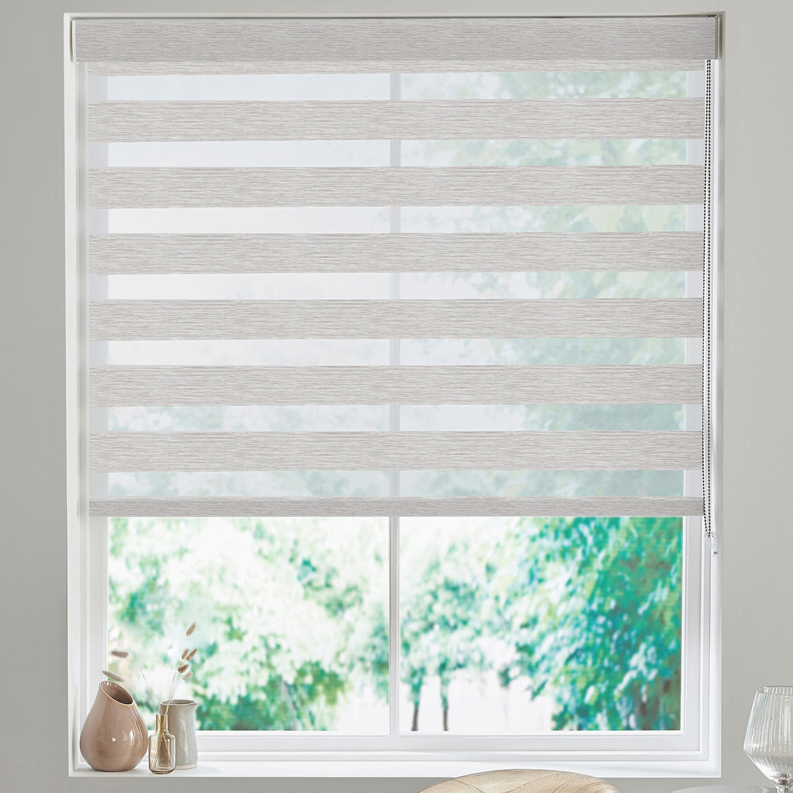Samaria Made to Measure Day Night Blind Slate